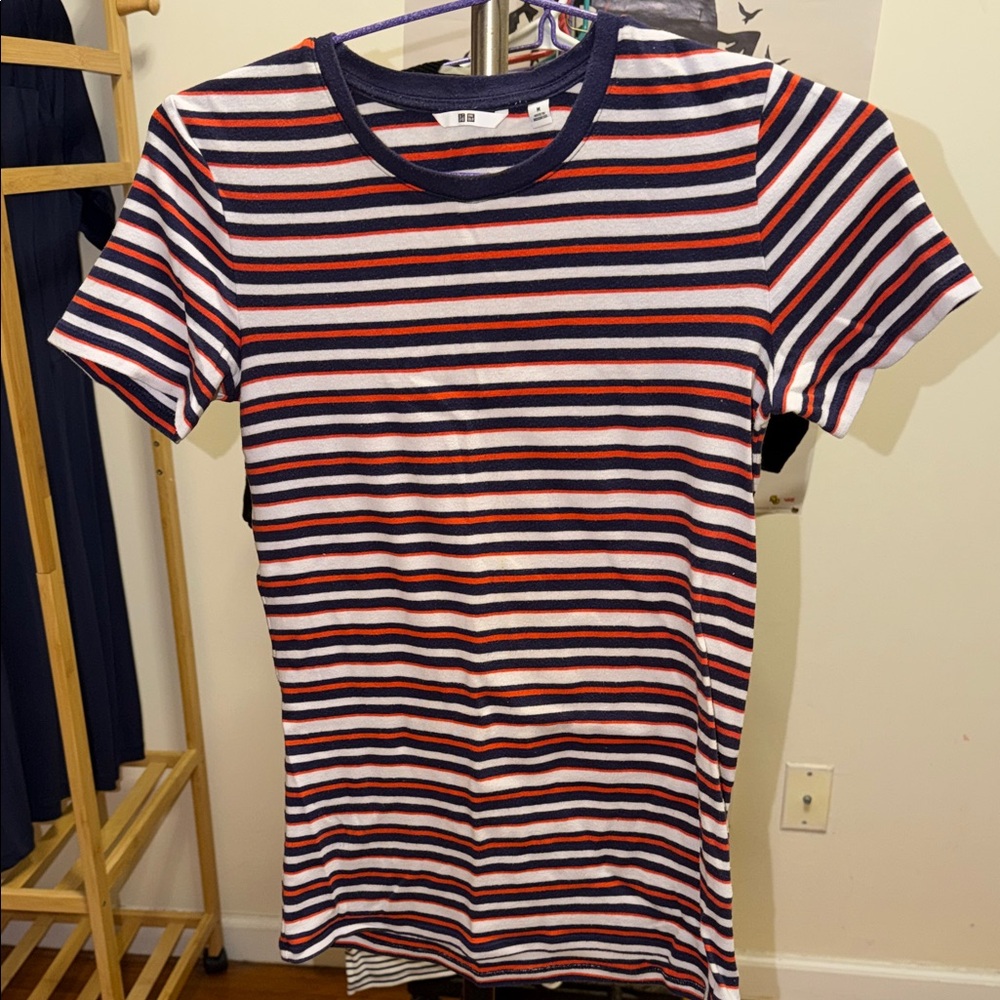 Uniqlo Multicolor Striped Tee